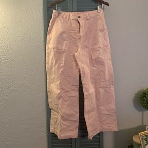 Wide leg jeans-pink